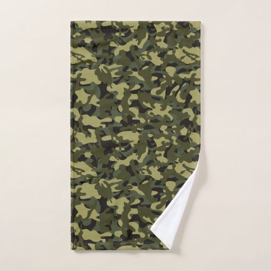 Euro Spring Camouflage Badhandtuch Set (Handtuch)