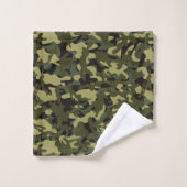 Euro Spring Camouflage Badhandtuch Set (Waschlappen)