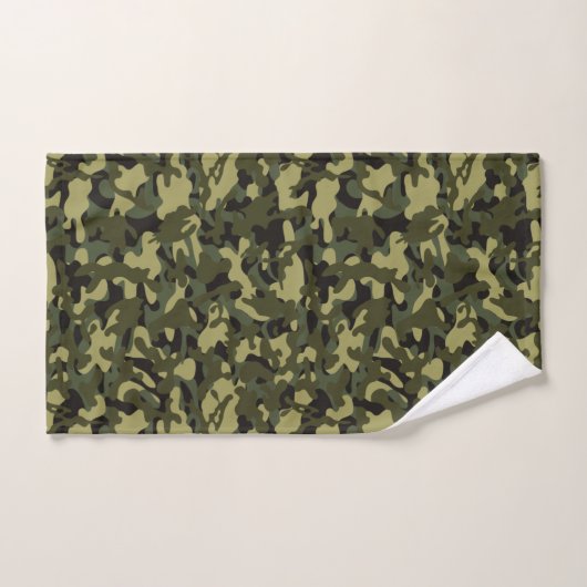 Euro Spring Camouflage Badhandtuch Set (Handtuch)