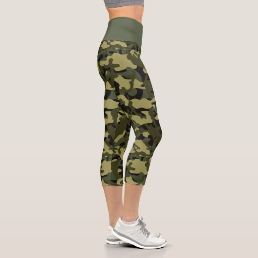 Euro Spring Camouflage Capri Leggings (Rechts)