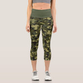 Euro Spring Camouflage Capri Leggings (Vorderseite)