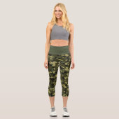 Euro Spring Camouflage Capri Leggings (Vorderseite)