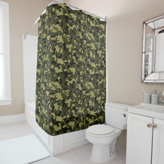 Euro Spring Camouflage Duschvorhang (Beispiel)