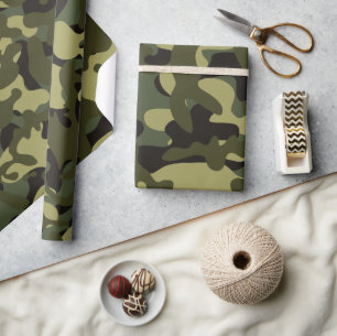 Euro Spring Camouflage Geschenkpapier