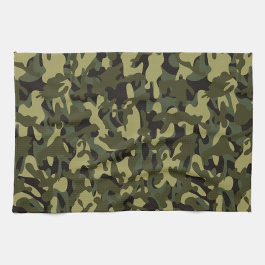 Euro Spring Camouflage Geschirrtuch (Horizontal)