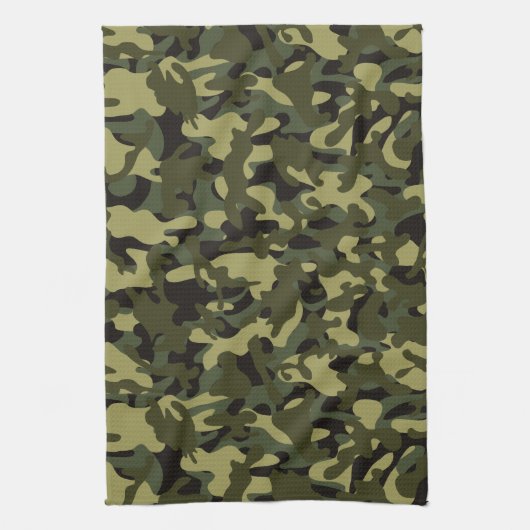 Euro Spring Camouflage Geschirrtuch (Vertikal)