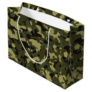 Euro Spring Camouflage Große Geschenktüte