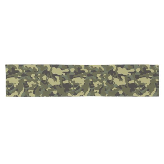 Euro Spring Camouflage Kurzer Tischläufer (Horizontal)