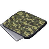 Euro Spring Camouflage Laptopschutzhülle (Vorne Knopf)