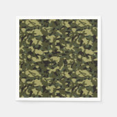 Euro Spring Camouflage Tissue Paper Serviette (Vorderseite)