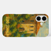 Euro Summer Oil Painting Villa Case-Mate iPhone Hülle (Rückseite (Horizontal))