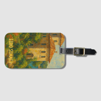 Euro Summer Oil Painting Villa Gepäckanhänger