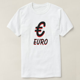 Euro weiß T-Shirt