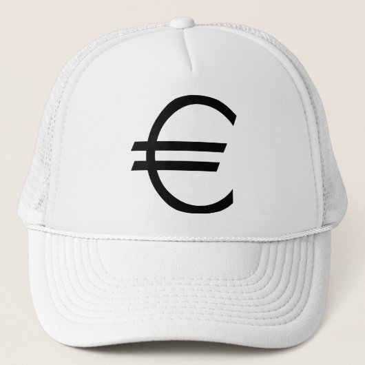 Euro-Zeichen Truckerkappe (Vorderseite)