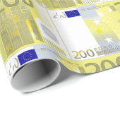 Eurobanknoten-Muster des Preisgeld-200 lustig Geschenkpapier (Rolleneckpunkt)