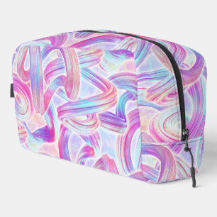 eurobeat holorave - pink und blau: Beutelwasche Waschbeutel