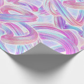 eurobeat holorave - rosa und blau: geschenkpapier (Ecke)