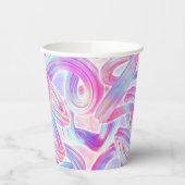 eurobeat holorave - rosa und blau: pappbecher (Links)