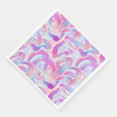 eurobeat holorave - rosa und blau: serviette (Ecke)