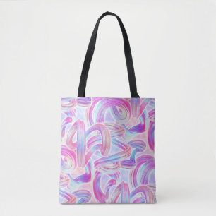 eurobeat holorave - rosa und blau: tasche