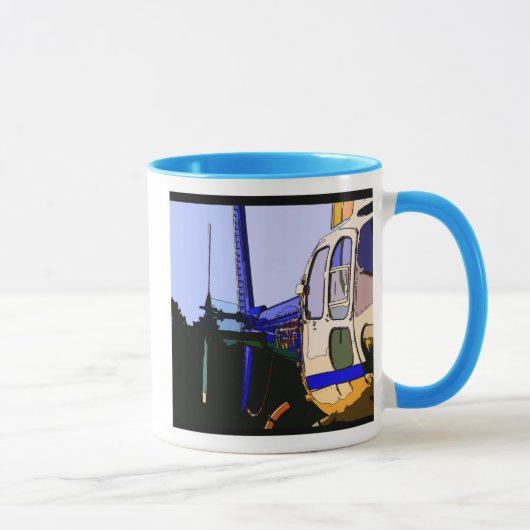 Eurocopter AS350 ein Stern Tasse (Rechts)