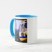 Eurocopter AS350 ein Stern Tasse (Vorderseite Links)