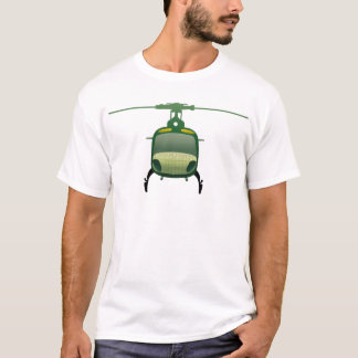 Eurocopter AS350 Helikopter Kunstillustrierung T-Shirt