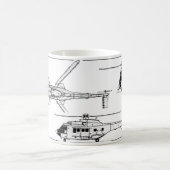 Eurocopter-Super-Puma-SA-33 Kaffeetasse (Mittel)