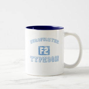 Eurofighter Taifun - BLAU Zweifarbige Tasse