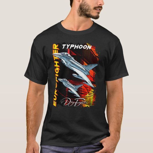 Eurofighter Typhoon European Fighterjet T-Shirt (Vorderseite)