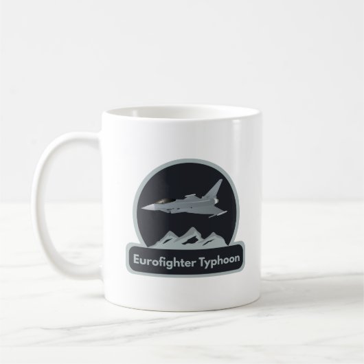 Eurofighter Typhoon Jet Fighter Kaffeetasse (Links)