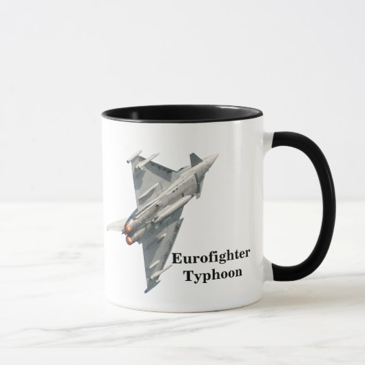 Eurofighter Typhoon mit Monogramm Tasse (Rechts)