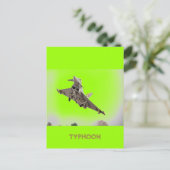 EUROFIGHTER TYPHOON POSTKARTE (Stehend Vorderseite)
