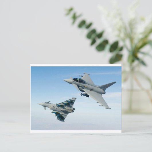 EUROFIGHTERS POSTKARTE (Stehend Vorderseite)