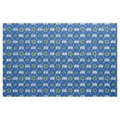 Euroflagge - Blaue gelbe Sterne Abstractio Stoff (Fat Quarter (45,7 x 55,9 cm))