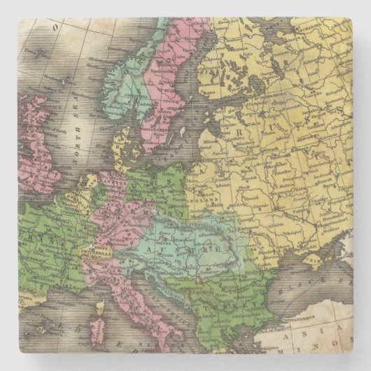 Europa 12 2 steinuntersetzer (Vorderseite)
