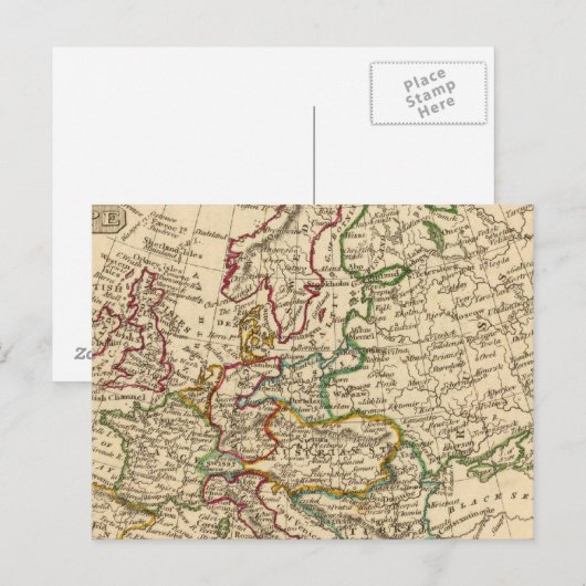 Europa 13 postkarte (Vorne/Hinten)