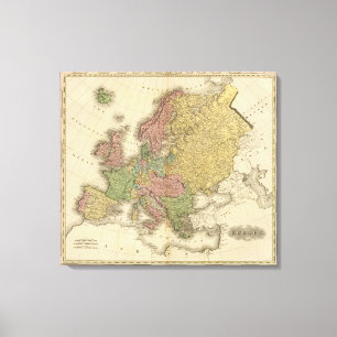 Europa 15 leinwanddruck