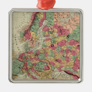 Europa 15 silbernes ornament
