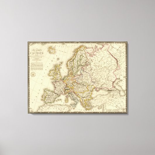 Europa 1789 leinwanddruck (Vorderseite)