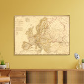 Europa 1789 leinwanddruck (Insitu (Wohnzimmer))