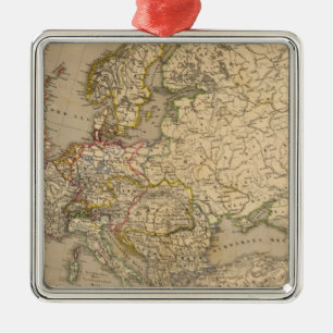 Europa 17 silbernes ornament