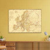 Europa 1813 leinwanddruck (Insitu (Wohnzimmer))