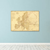 Europa 1813 leinwanddruck (Insitu (Holzboden))