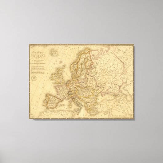 Europa 1813 leinwanddruck (Vorderseite)