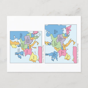 Europa 1914 Postkarte