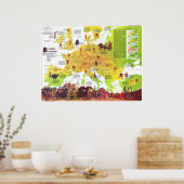 " Europa: 1977 - Die Kelten Geschichtskarte ...  Poster (Küche)