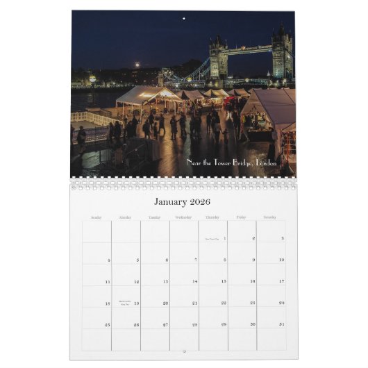 Europa 2013 durch Stuart J DuBreuil u. Yoko Gushi Kalender (Jan 2026)