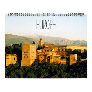 Europa 2027 (mit Orten) groß Kalender