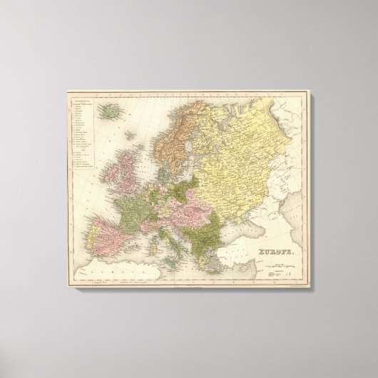 Europa 20 leinwanddruck (Vorderseite)